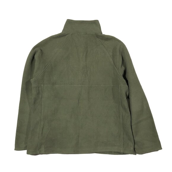PROSPIRIT Mens L Green Fleece 1/4 Zip Zipped Pockets Pullover Sweatshirt - Picture 8 of 8